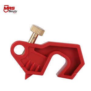 Electrical Mcb circuit breaker lock tools red lockout tagout lock safety circuit breaker lockout with twister screw