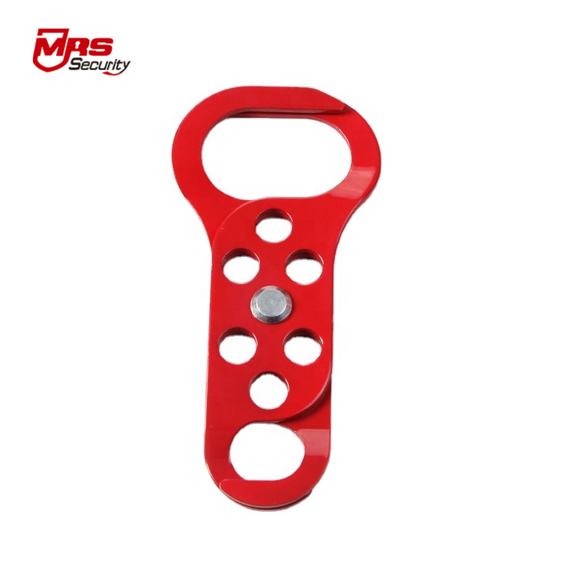 Steel&Nylon Material Lockout Hasp For 6 Padlocks