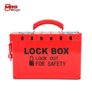 12 padlocks Portable Metal Steel loto safety lock Group Lockout with keyhole slot